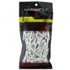 Maxfli 2.75" White Tees-MX172