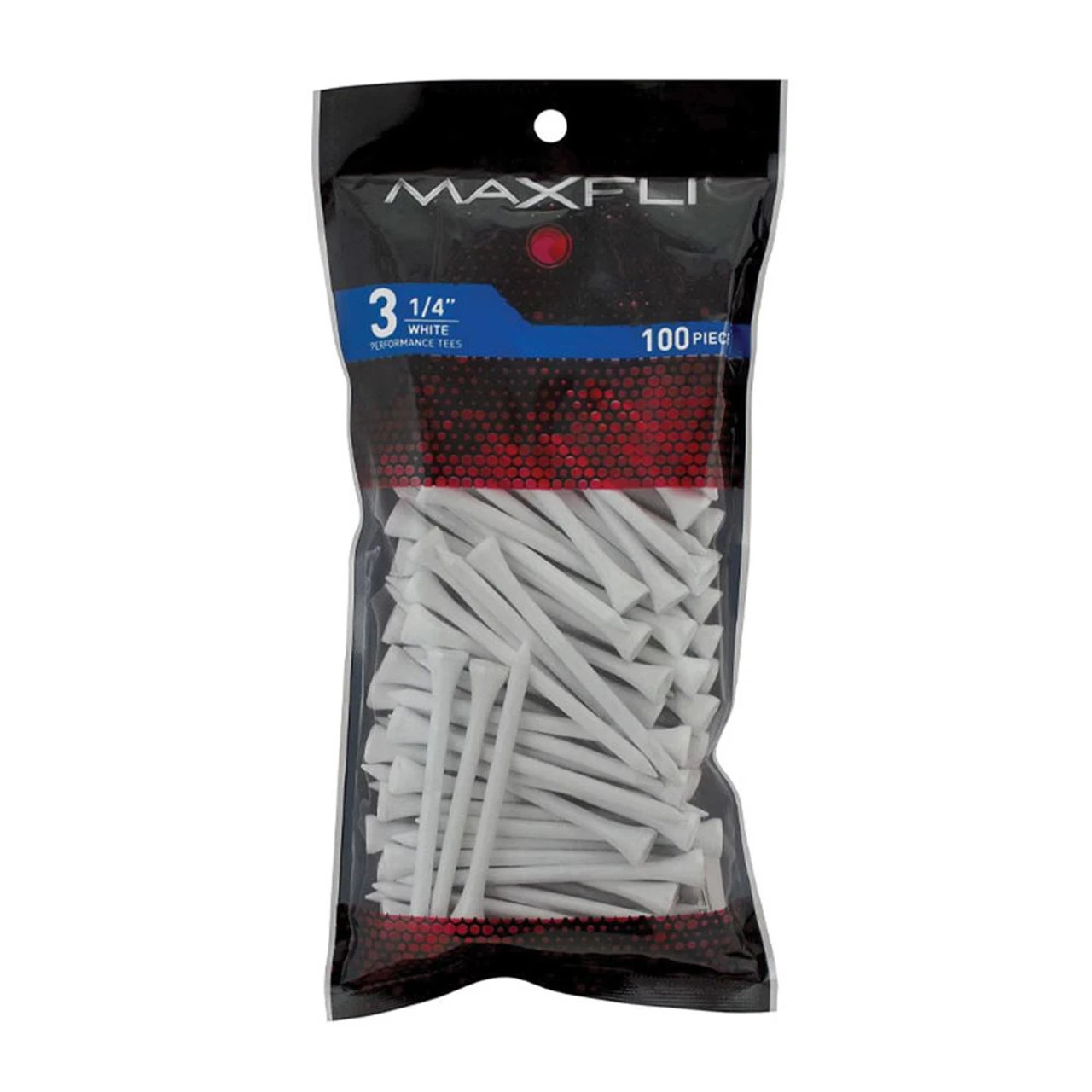 Maxfli 3.25" White Tees-MX191 3 Maxfli 3.25" White Tees-MX191