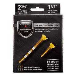 Maxfli 2 3/4" Translucent Tees 50 Pk