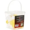 Maxfli Practice Ball Bucket-MX414 White & Yellow -Tools Shop mx414 47726.1674185909