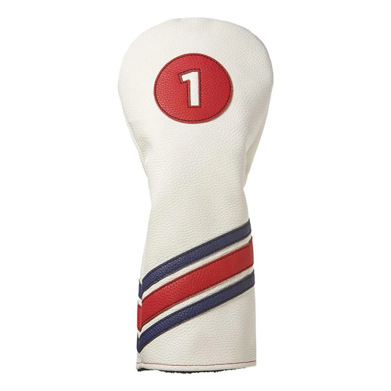 Maxfli Vintage Driver Cover - Red/White/Blue 3 Maxfli Vintage Driver Cover - Red/White/Blue