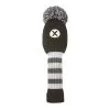 Maxfli Vintage Knit Hybrid Headcover Black/White -Tools Shop mx494 23182.1674185919