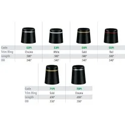 .370" Parallel Iron Ferrules - Trim Ring